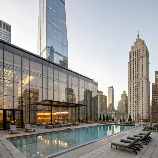 Rooftop Pool Oasis